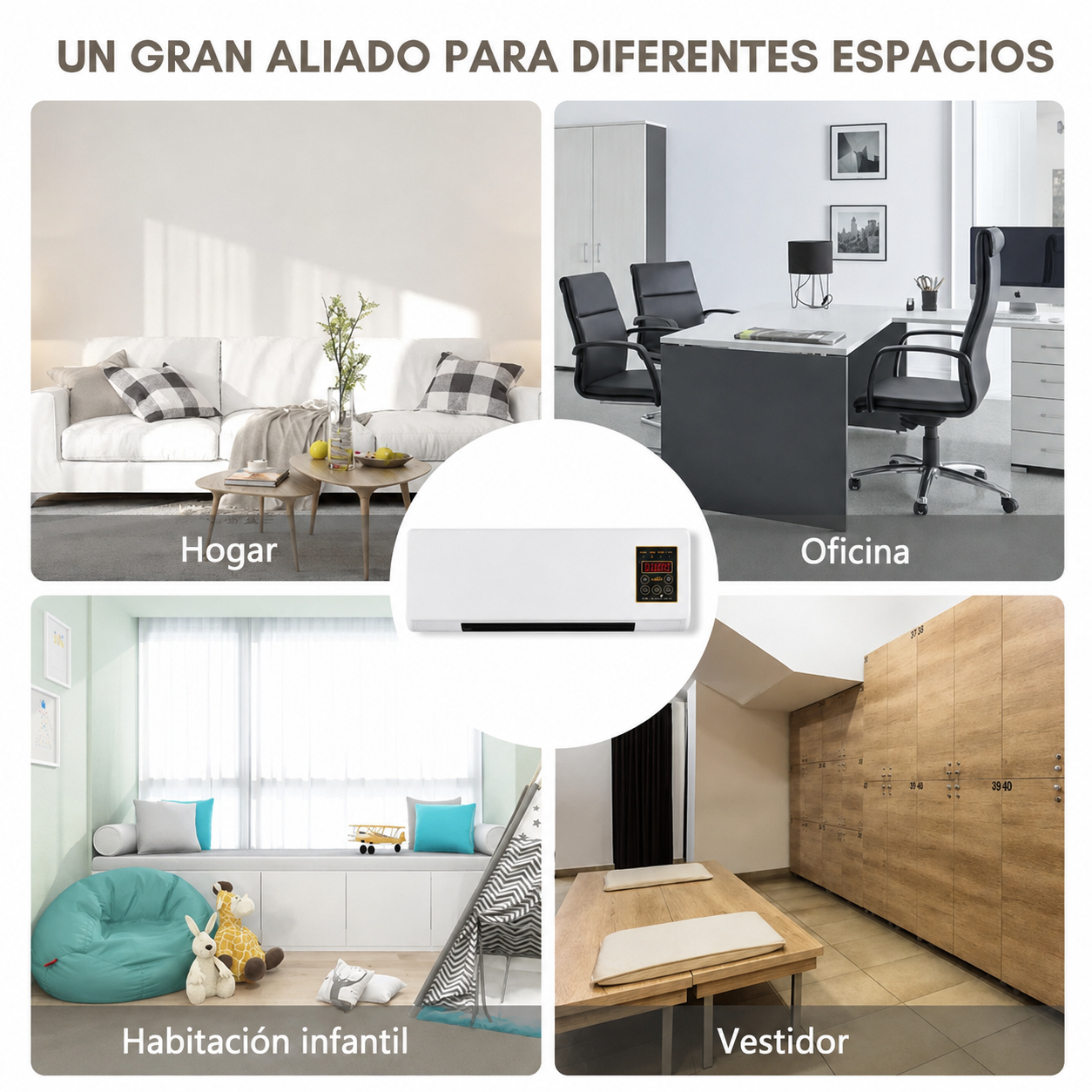 Espacios donde usar el aire acondicionado de pared